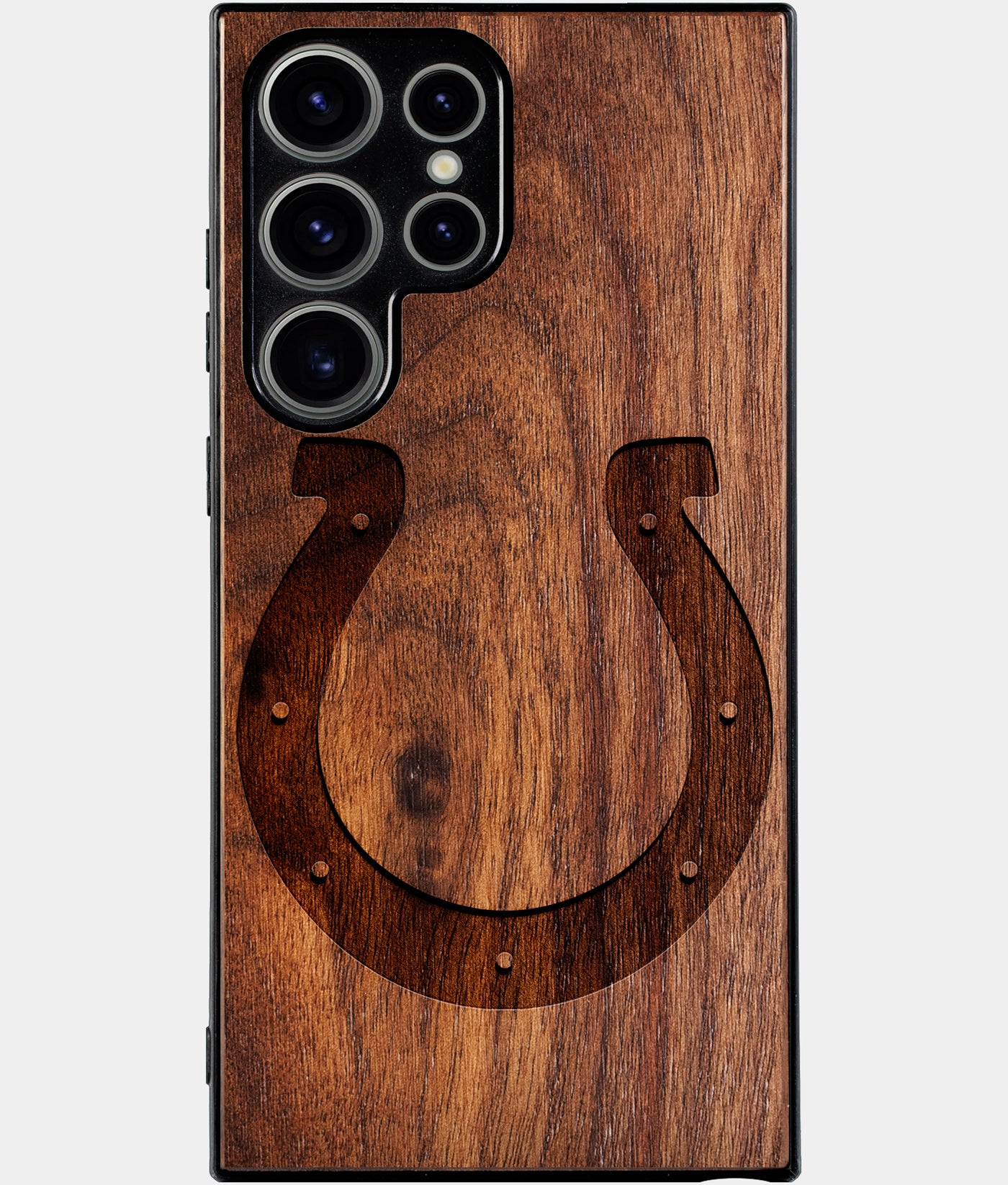 Best Wood Indianapolis Colts Samsung Galaxy S25 Ultra Case - Custom Engraved Cover - Engraved In Nature