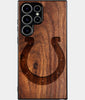 Best Wood Indianapolis Colts Samsung Galaxy S25 Ultra Case - Custom Engraved Cover - Engraved In Nature