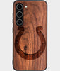Best Wood Indianapolis Colts Samsung Galaxy S25 Case - Custom Engraved Cover - Engraved In Nature