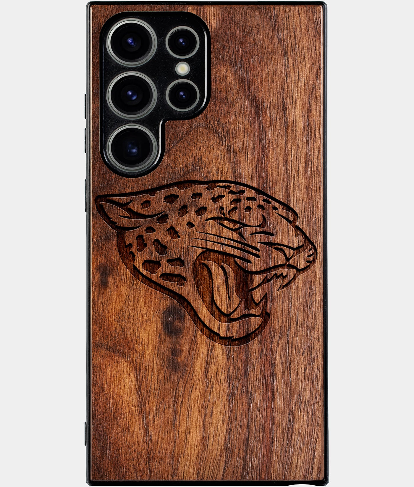 Best Wood Jacksonville Jaguars Samsung Galaxy S25 Ultra Case - Custom Engraved Cover - Engraved In Nature