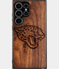 Best Wood Jacksonville Jaguars Samsung Galaxy S25 Ultra Case - Custom Engraved Cover - Engraved In Nature