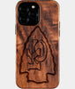 Custom Kansas City Chiefs iPhone 16/16 Pro/16 Pro Max/16 Plus Case - Wood KC Chiefs Cover - Eco-friendly Kansas City Chiefs iPhone 16 Case - Carved Wood Custom Kansas City Chiefs Gift For Him - Monogrammed Personalized iPhone 16 Cover By Engraved In Nature
