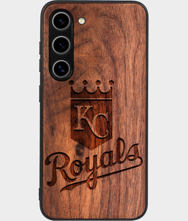 Best Wood Kansas City Royals Galaxy S25 Case - Custom Engraved Cover - Engraved In Nature