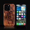 Custom Los Angeles Clippers iPhone 16/16 Pro/16 Pro Max/16 Plus Case - Carved Wood Clippers Cover