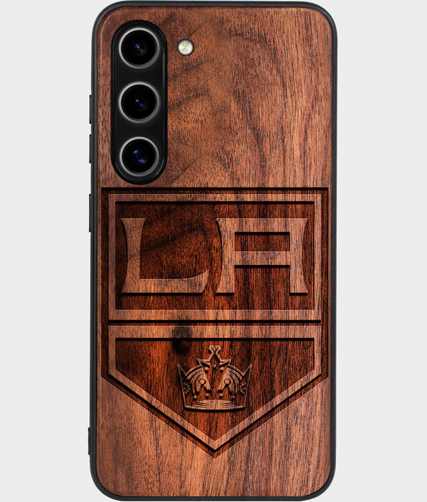 Best Wood Los Angeles Kings Galaxy S25 Case - Custom Engraved Cover - Engraved In Nature