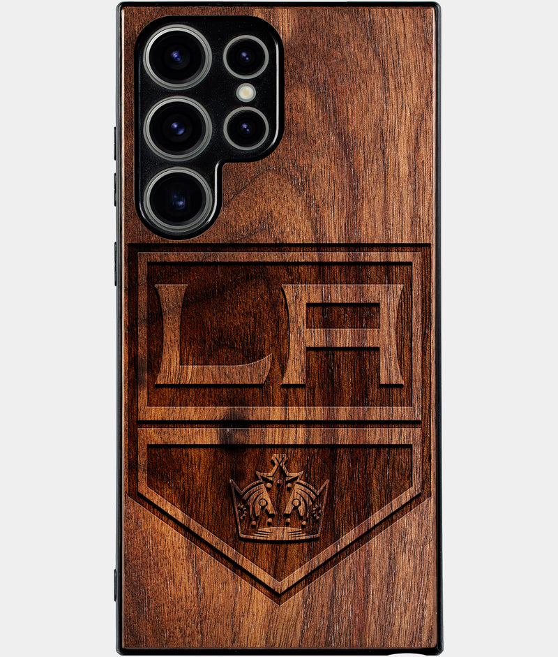 Best Wood Los Angeles Kings Samsung Galaxy S25 Ultra Case - Custom Engraved Cover - Engraved In Nature