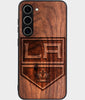 Best Wood Los Angeles Kings Samsung Galaxy S25 Case - Custom Engraved Cover - Engraved In Nature