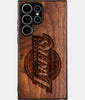 Best Wood Los Angeles Lakers Samsung Galaxy S25 Ultra Case - Custom Engraved Cover - Engraved In Nature