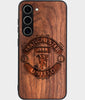 Best Wood Manchester United F.C. Galaxy S25 Case - Custom Engraved Cover - Engraved In Nature