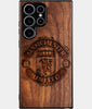 Best Wood Manchester United F.C. Samsung Galaxy S25 Ultra Case - Custom Engraved Cover - Engraved In Nature