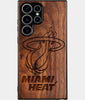 Best Wood Miami Heat Samsung Galaxy S25 Ultra Case - Custom Engraved Cover - Engraved In Nature