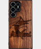 Best Wood Miami Marlins Samsung Galaxy S25 Ultra Case - Custom Engraved Cover - Engraved In Nature