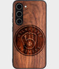Best Wood Milwaukee Brewers Samsung Galaxy S25 Plus Case - Custom Engraved Cover - Engraved In Nature