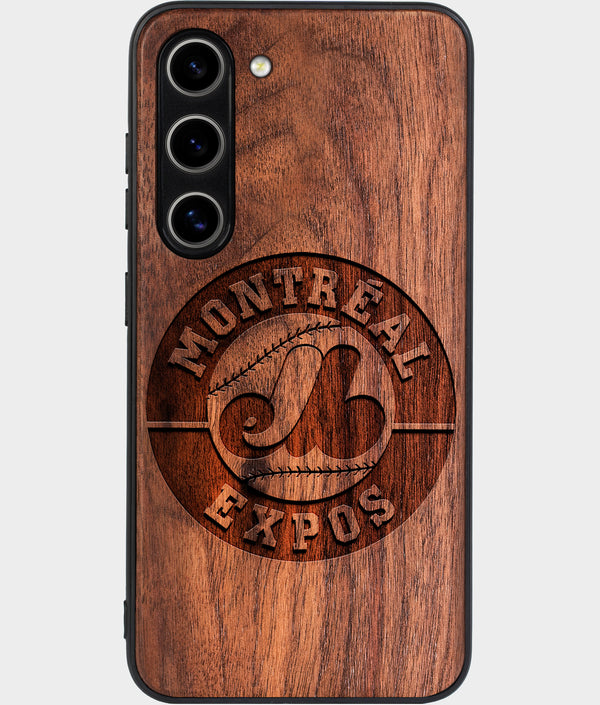 Best Wood Montreal Expos Galaxy S25 Case - Custom Engraved Cover - Engraved In Nature