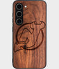 Best Wood New Jersey Devils Samsung Galaxy S25 Plus Case - Custom Engraved Cover - Engraved In Nature