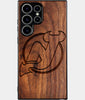 Best Wood New Jersey Devils Samsung Galaxy S25 Ultra Case - Custom Engraved Cover - Engraved In Nature