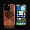 Custom New Orleans Pelicans iPhone 16/16 Pro/16 Pro Max/16 Plus Case - Carved Wood Pelicans Cover