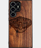 Best Wood New Orleans Pelicans Samsung Galaxy S25 Ultra Case - Custom Engraved Cover - Engraved In Nature