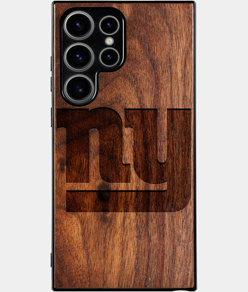 Best Wood New York Giants Samsung Galaxy S25 Ultra Case - Custom Engraved Cover - Engraved In Nature