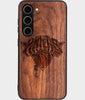 Best Wood New York Knicks Samsung Galaxy S25 Plus Case - Custom Engraved Cover - Engraved In Nature