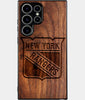 Best Wood New York Rangers Samsung Galaxy S25 Ultra Case - Custom Engraved Cover - Engraved In Nature