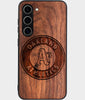 Best Wood Oakland Athletics Samsung Galaxy S25 Plus Case - Custom Engraved Cover - Engraved In Nature