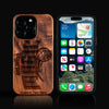 Custom Orlando Magic iPhone 16/16 Pro/16 Pro Max/16 Plus Case - Carved Wood Magic Cover