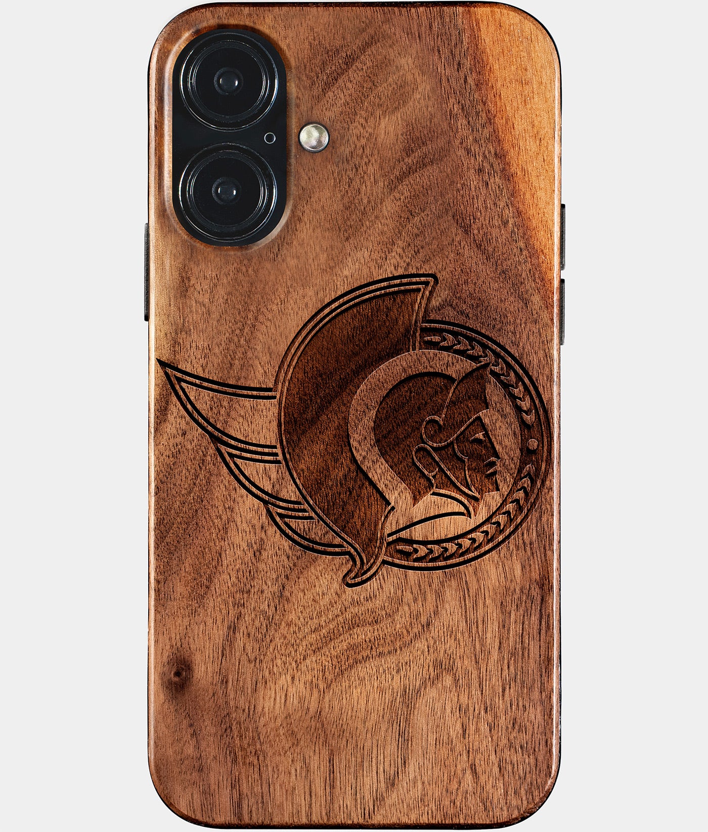 Eco-friendly Ottawa Senators iPhone 17 Case - Carved Wood Custom Ottawa Senators Gift For Him - Monogrammed Personalized iPhone 17 Cover By Engraved In Nature