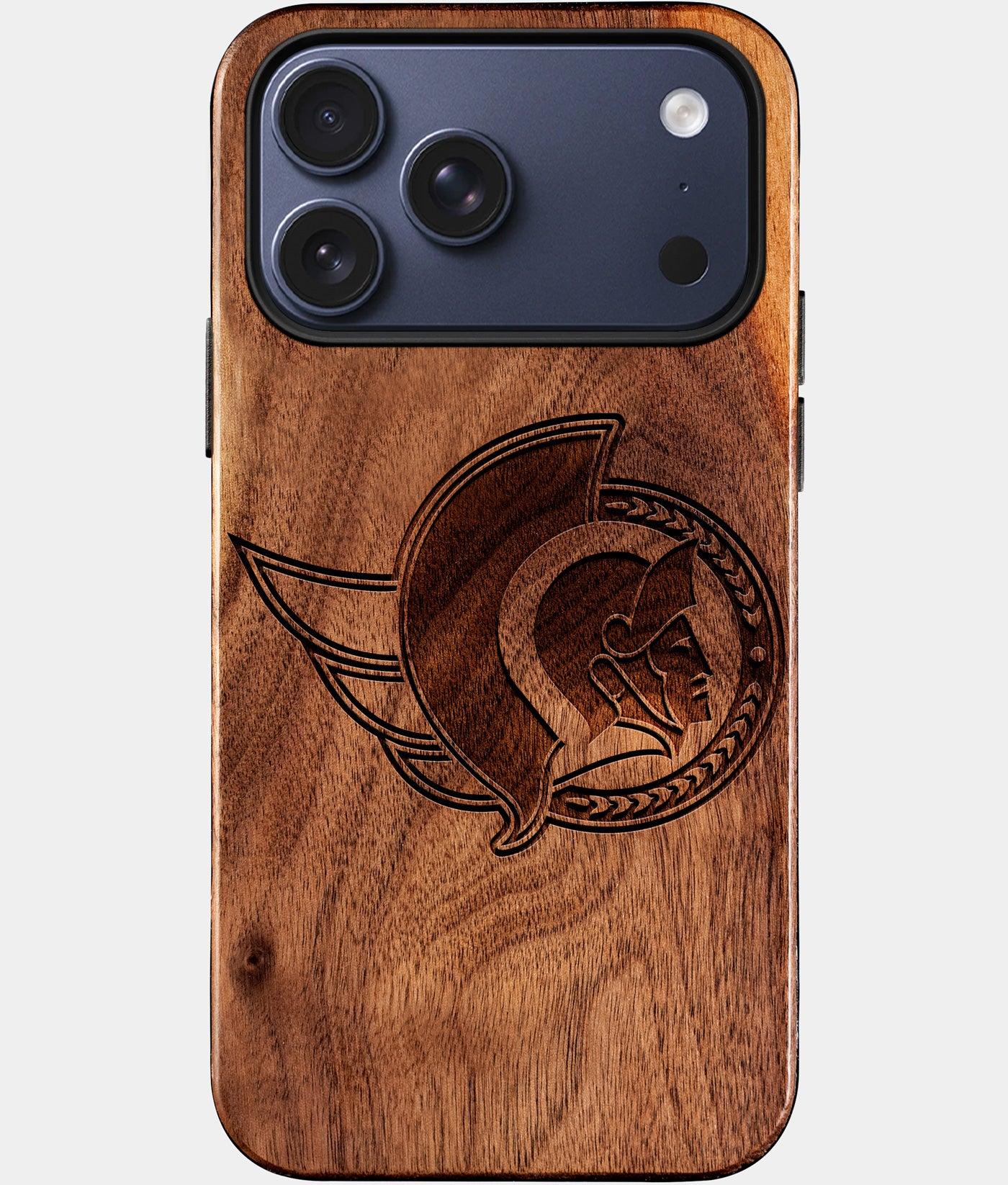 Custom Ottawa Senators iPhone 17/17 Pro/17 Pro Max/17 Air Case - Wood Senators Cover - Eco-friendly Ottawa Senators iPhone 17 Case - Carved Wood Custom Ottawa Senators Gift For Him - Monogrammed Personalized iPhone 17 Cover By Engraved In Nature