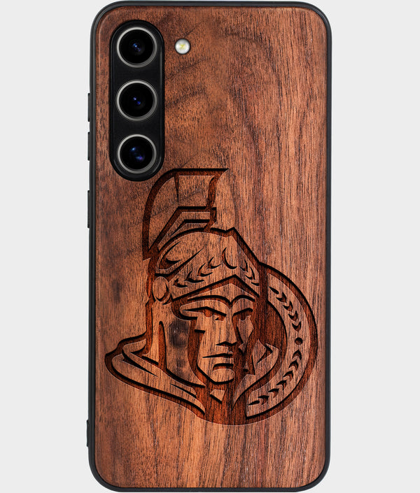 Best Wood Ottawa Senators Galaxy S25 Case - Custom Engraved Cover - Engraved In Nature