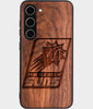 Best Wood Phoenix Suns Galaxy S25 Case - Custom Engraved Cover - Engraved In Nature