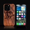Custom Pittsburgh Penguins iPhone 16/16 Pro/16 Pro Max/16 Plus Case - Carved Wood Penguins Cover