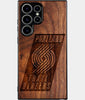 Best Wood Portland Trail Blazers Samsung Galaxy S25 Ultra Case - Custom Engraved Cover - Engraved In Nature