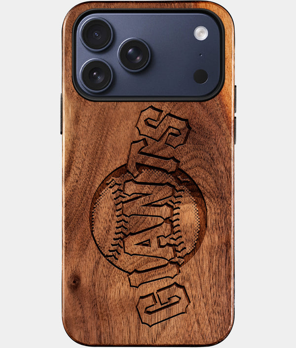 Custom San Francisco Giants iPhone 17/17 Pro/17 Pro Max/17 Air Case - Wood Giants Cover - Eco-friendly San Francisco Giants iPhone 17 Case - Carved Wood Custom San Francisco Giants Gift For Him - Monogrammed Personalized iPhone 17 Cover By Engraved In Nature
