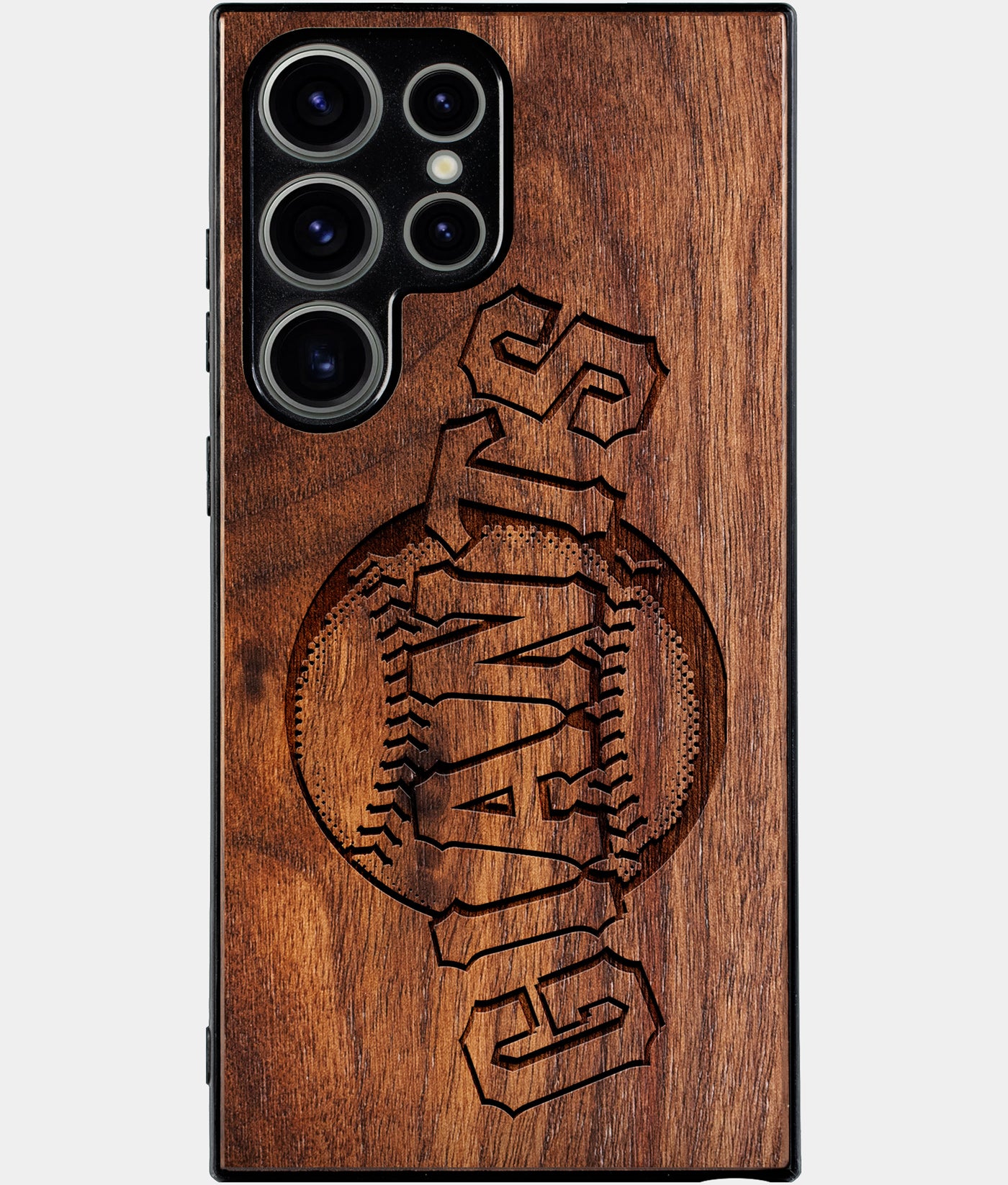 Best Wood San Francisco Giants Samsung Galaxy S25 Ultra Case - Custom Engraved Cover - Engraved In Nature