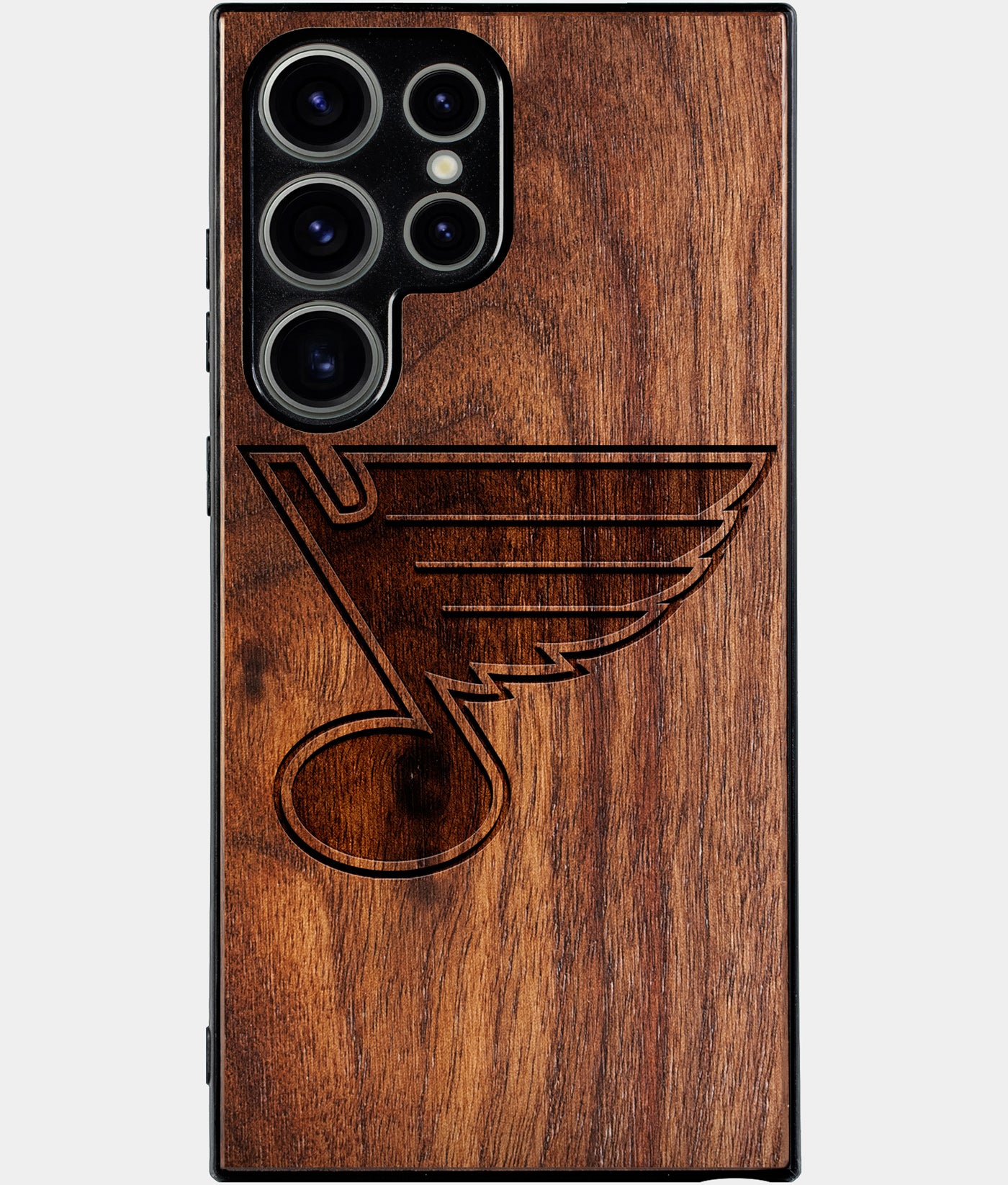 Best Wood St Louis Blues Samsung Galaxy S25 Ultra Case - Custom Engraved Cover - Engraved In Nature