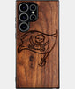 Best Wood Tampa Bay Buccaneers Samsung Galaxy S25 Ultra Case - Custom Engraved Cover - Engraved In Nature