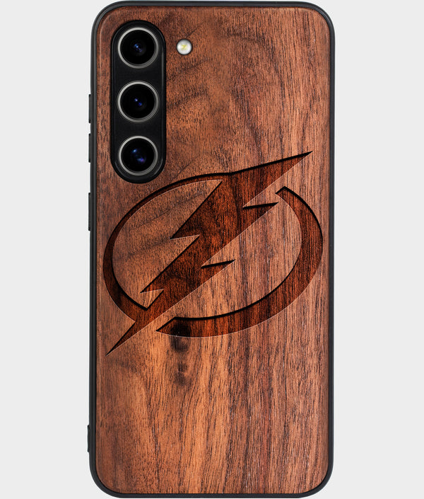 Wood Tampa Bay Lightning Galaxy S25 Case -  Tampa Bay Lighting S25 Cover