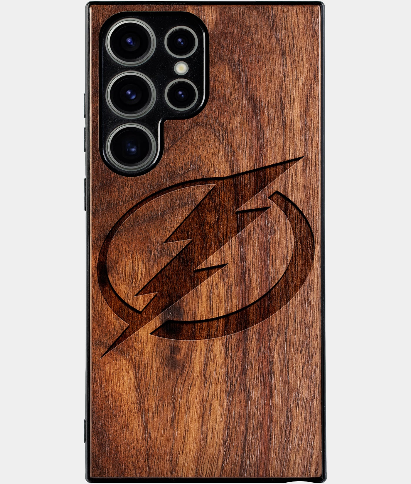 Custom Tampa Bay Lightning Samsung S25 Ultra Case - Carved Wood Raiders Cover - Eco-friendly Tampa Bay Lightning  Samsung S25 Ultra Case Cover By Engraved In Nature