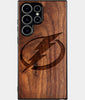 Custom Tampa Bay Lightning Samsung S25 Ultra Case - Carved Wood Raiders Cover - Eco-friendly Tampa Bay Lightning  Samsung S25 Ultra Case Cover By Engraved In Nature