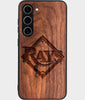 Best Wood Tampa Bay Rays Samsung Galaxy S25 Plus Case - Custom Engraved Cover - Engraved In Nature