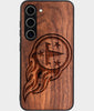 Best Wood Tennessee Titans Samsung Galaxy S25 Plus Case - Custom Engraved Cover - Engraved In Nature