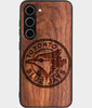 Best Wood Toronto Blue Jays Samsung Galaxy S25 Plus Case - Custom Engraved Cover - Engraved In Nature