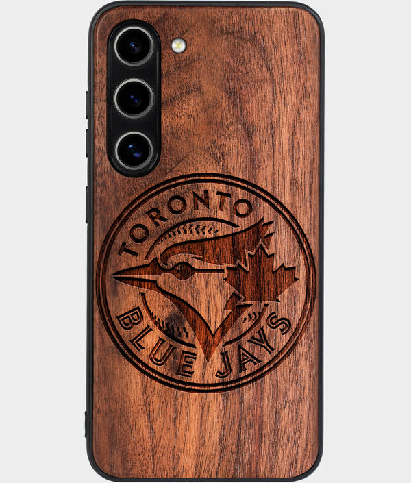 Best Wood Toronto Blue Jays Galaxy S25 Case - Custom Engraved Cover - Engraved In Nature