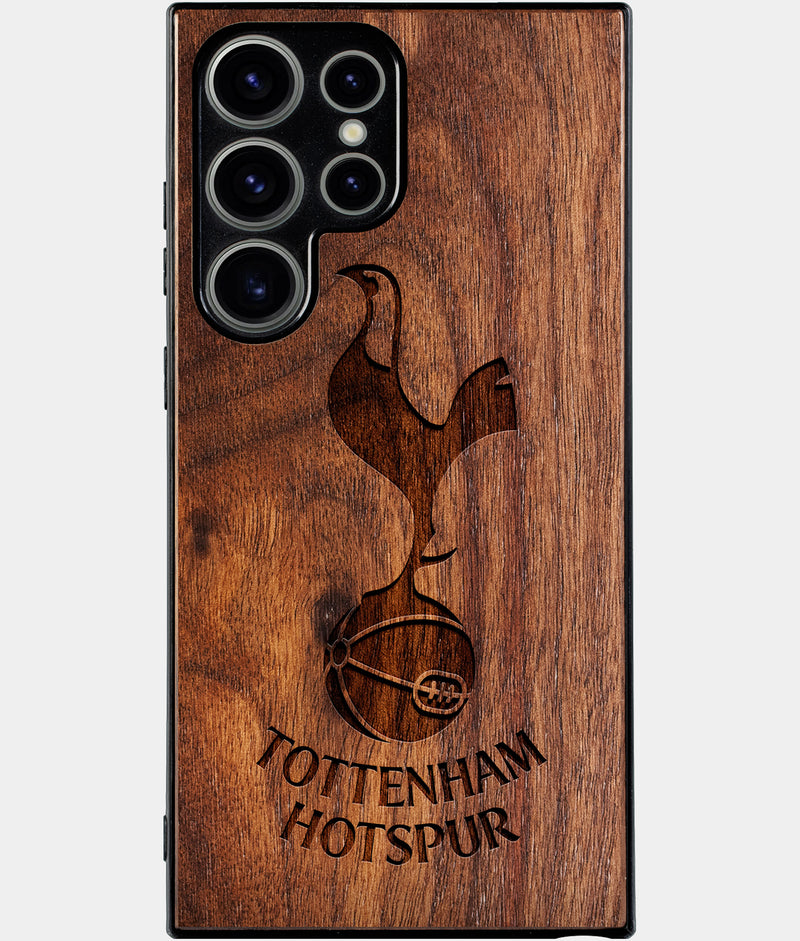 Best Wood Tottenham Hotspur F.C. Samsung Galaxy S25 Ultra Case - Custom Engraved Cover - Engraved In Nature