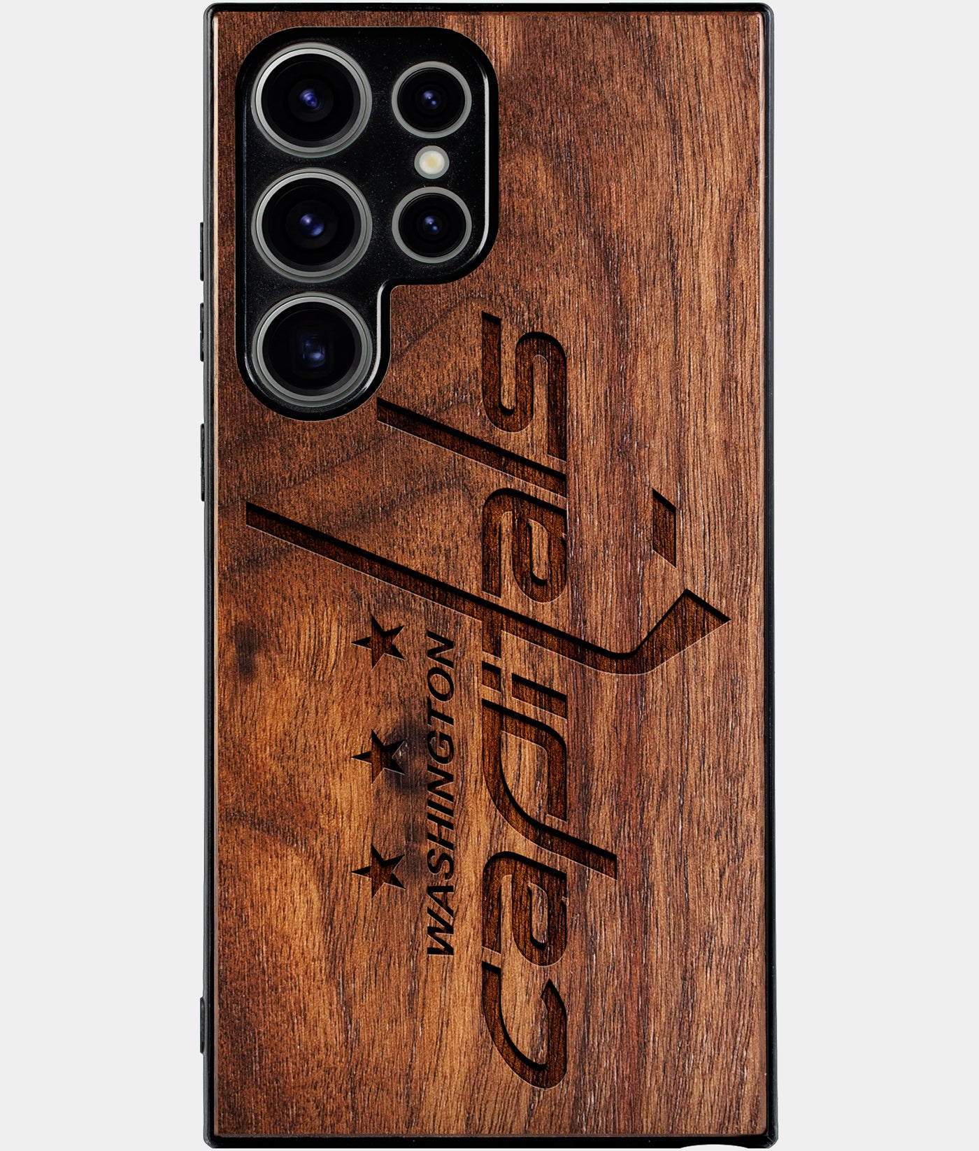 Best Wood Washington Capitals Samsung Galaxy S25 Ultra Case - Custom Engraved Cover - Engraved In Nature