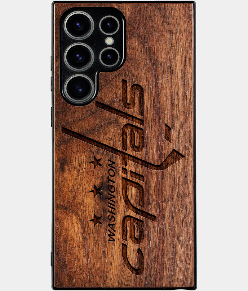 Best Wood Washington Capitals Samsung Galaxy S25 Ultra Case - Custom Engraved Cover - Engraved In Nature