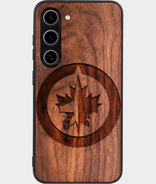 Best Wood Winnipeg Jets Galaxy S25 Case - Custom Engraved Cover - Engraved In Nature