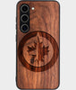 Best Wood Winnipeg Jets Galaxy S25 Case - Custom Engraved Cover - Engraved In Nature