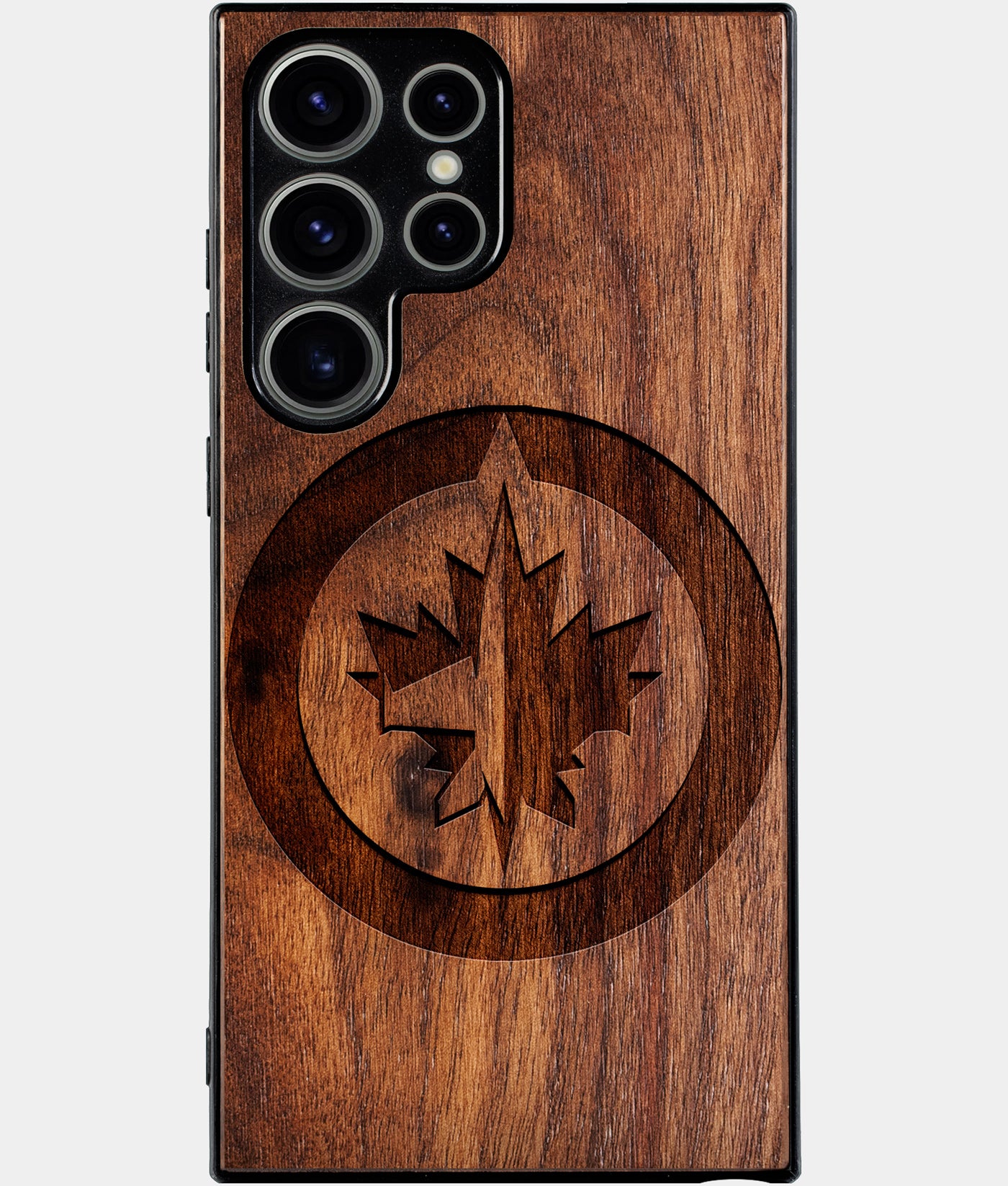 Best Wood Winnipeg Jets Samsung Galaxy S25 Ultra Case - Custom Engraved Cover - Engraved In Nature